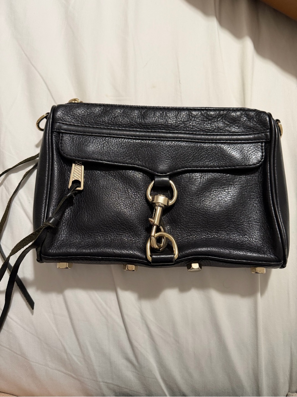 Rebecca Minkoff Black Leather mini M.A.C